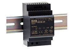 Image of MEAN WELL HDR-60 Series 60 W DIN Rail Power Supply