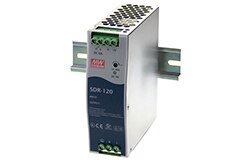 Image of MEAN WELL SDR-120 Series 120 W Industrial DIN Rail Power Supply