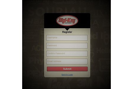 Image of Registration at DigiKey