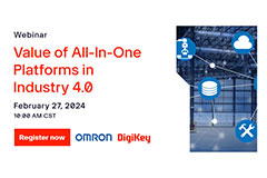 Valor de plataforma todo en uno en la Industria 4.0 | DigiKey