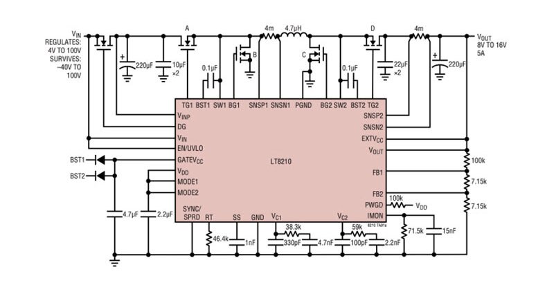 Image of Increase System Efficiency and Decrease EMI with Innovative Pass-Thru Buck-Boost Controller