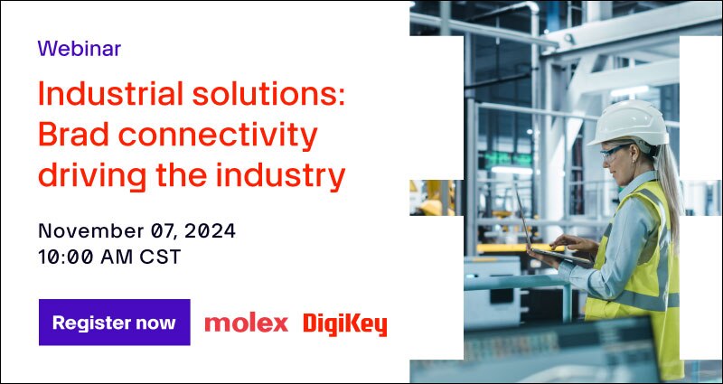 Image of Webinar – Industrial Solutions: Brad Connectivity Driving the Industry