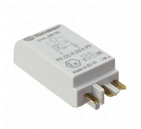 图8. 实验中所用Finder继电器的续流二极管和LED指示模块