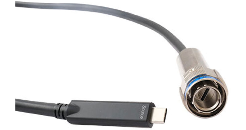 Image of Use AOCs to Extend USB-C and HDMI Over Long Distances in Rugged Environments