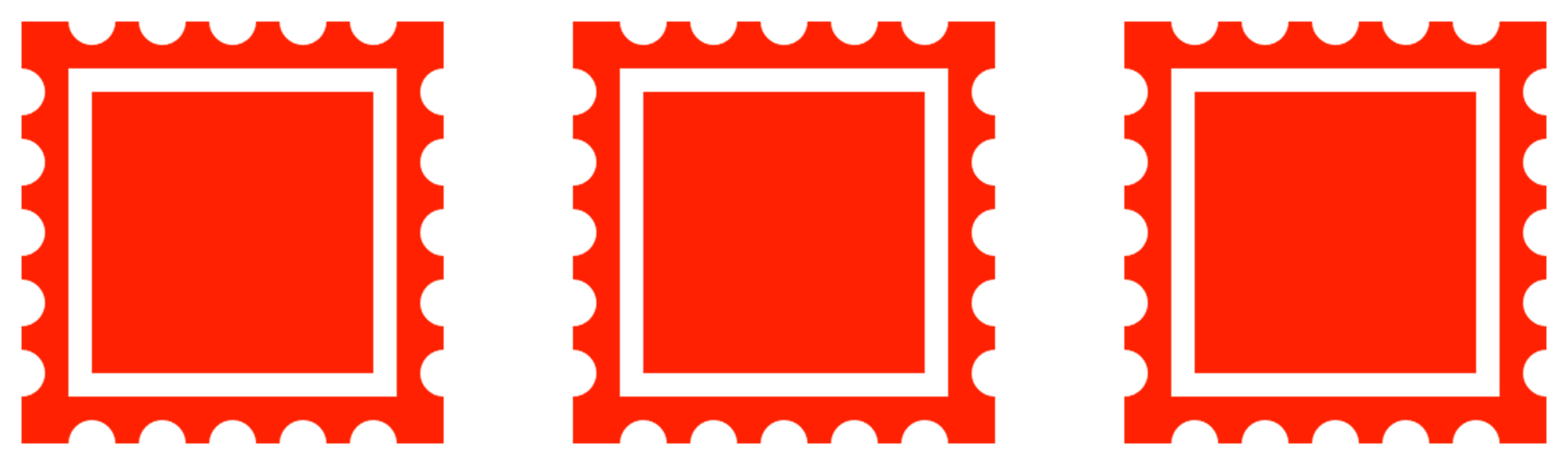 Image of Three Stamp Icon