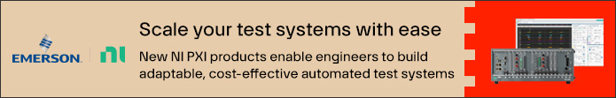 Image of National Instruments The power of PXI Banner