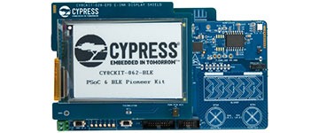 Image of Cypress Semiconductor's PSoC 6 BLE Pioneer Kit