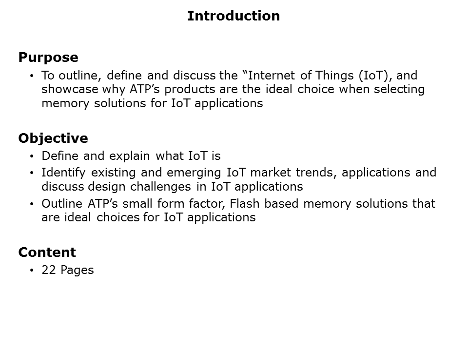 IoT and ATP Solutions Slide 1