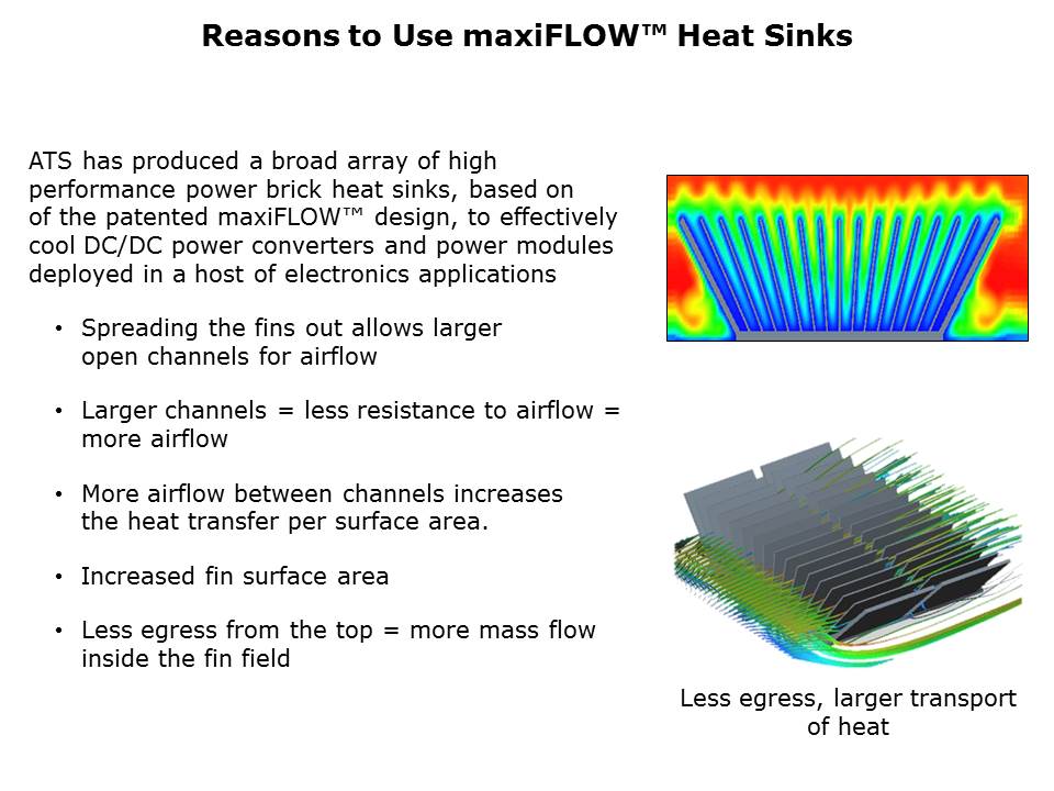 maxiFLOW Power Brick Heat Sink Technology Slide 3