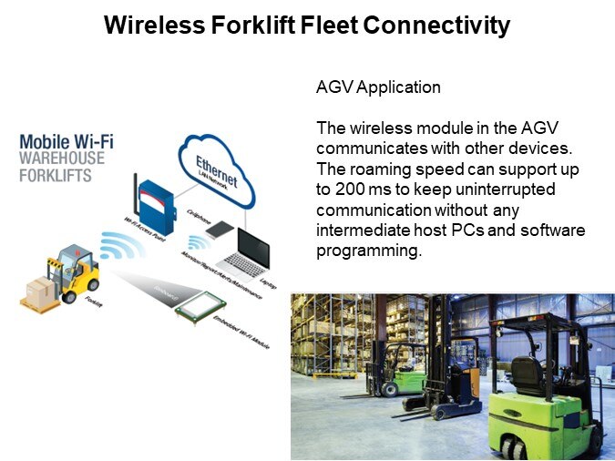 Wireless Forklift Fleet Connectivity