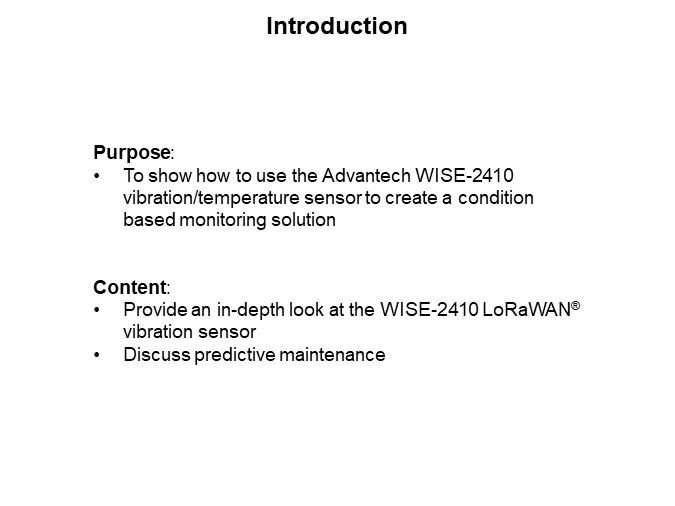 Image of Advantech WISE-2410 LoRaWAN® Vibration Sensor - Introduction