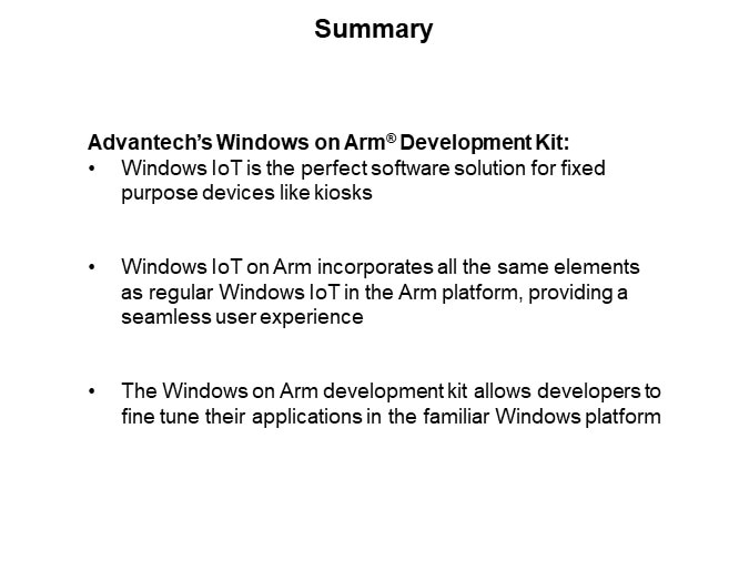 Image of Advantech Windows on Arm® Development Kit - Summary