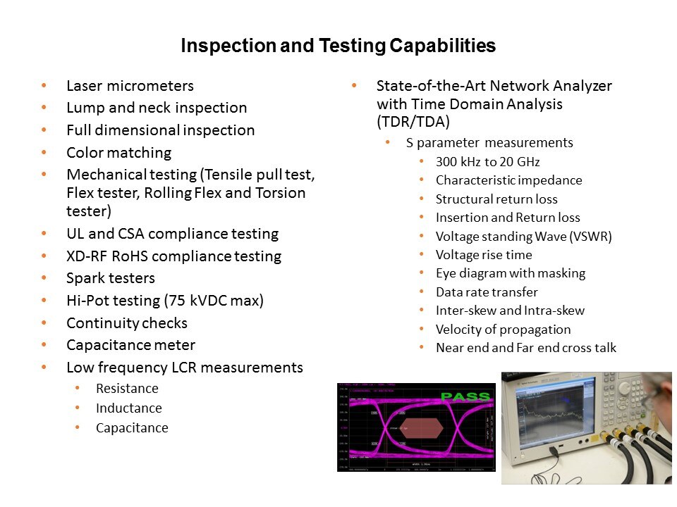 inspect and test