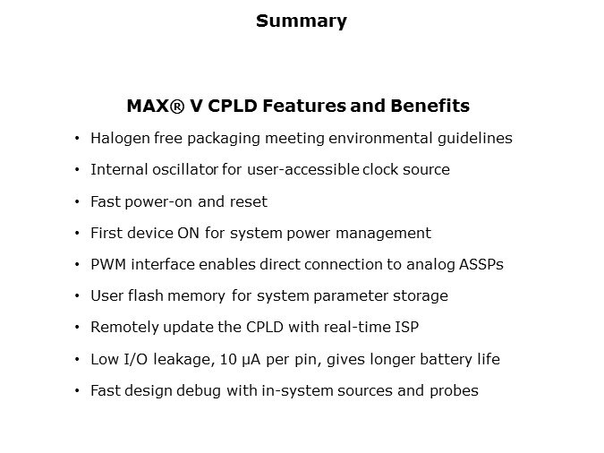 MAX V Overview Slide 20