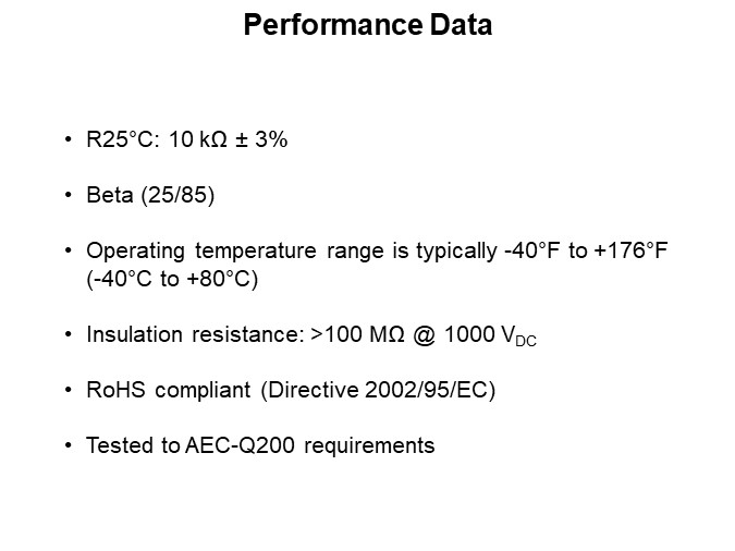 Performance Data