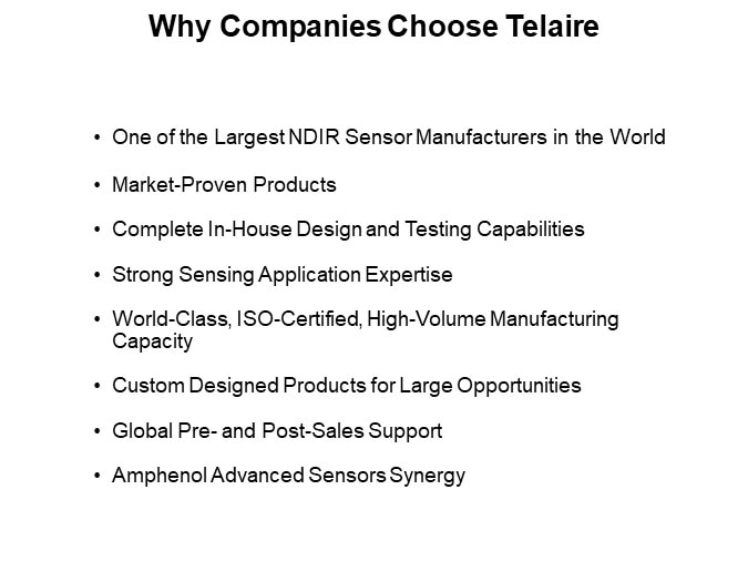 Why Companies Choose Telaire