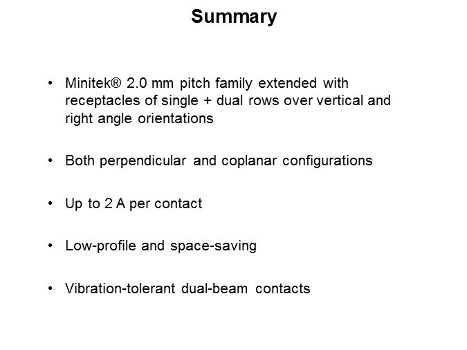 Amphenol's Minitek Slide 8