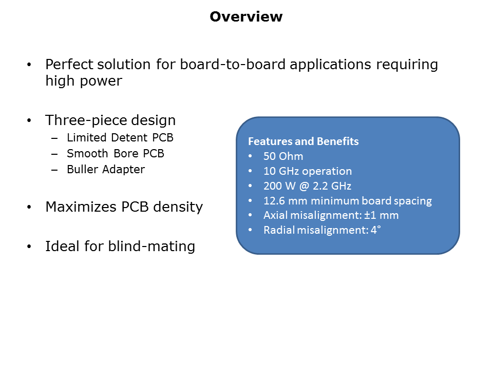 PSMP Connector Assemblies Slide 2