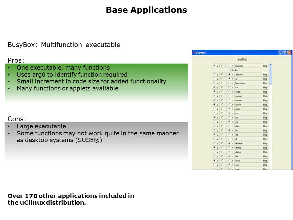 DSP Blackfin STAMP BSP Slide 16