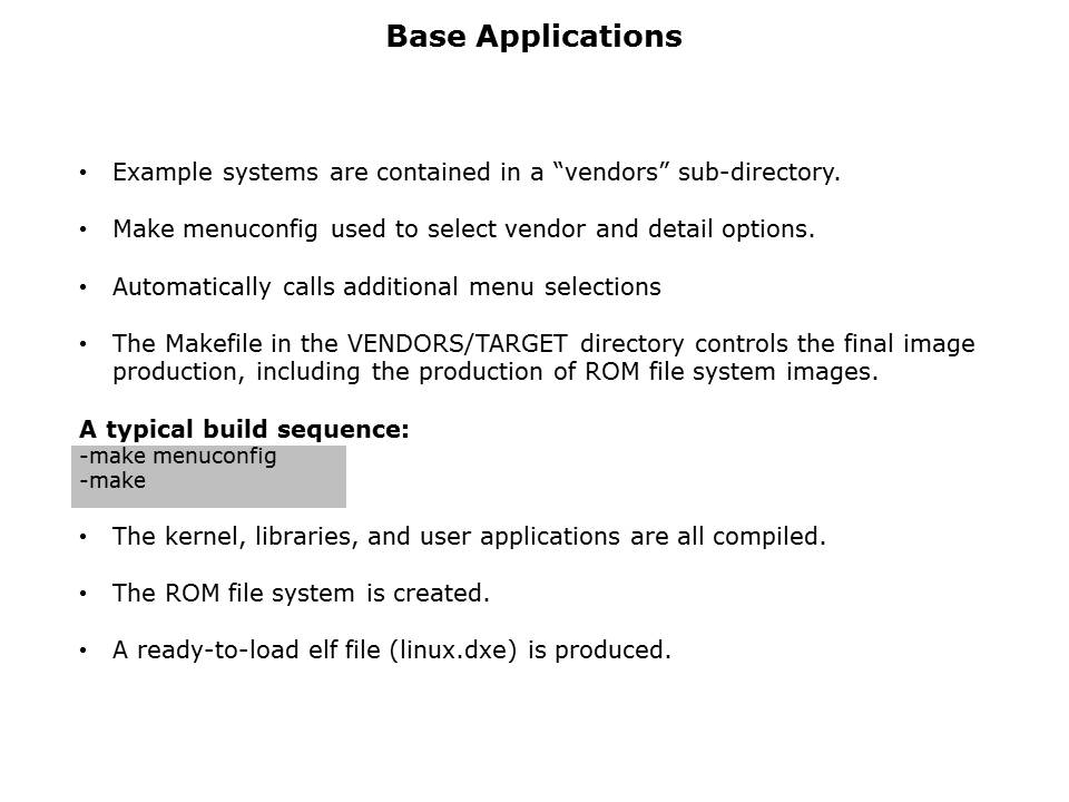 DSP Blackfin STAMP BSP Slide 18