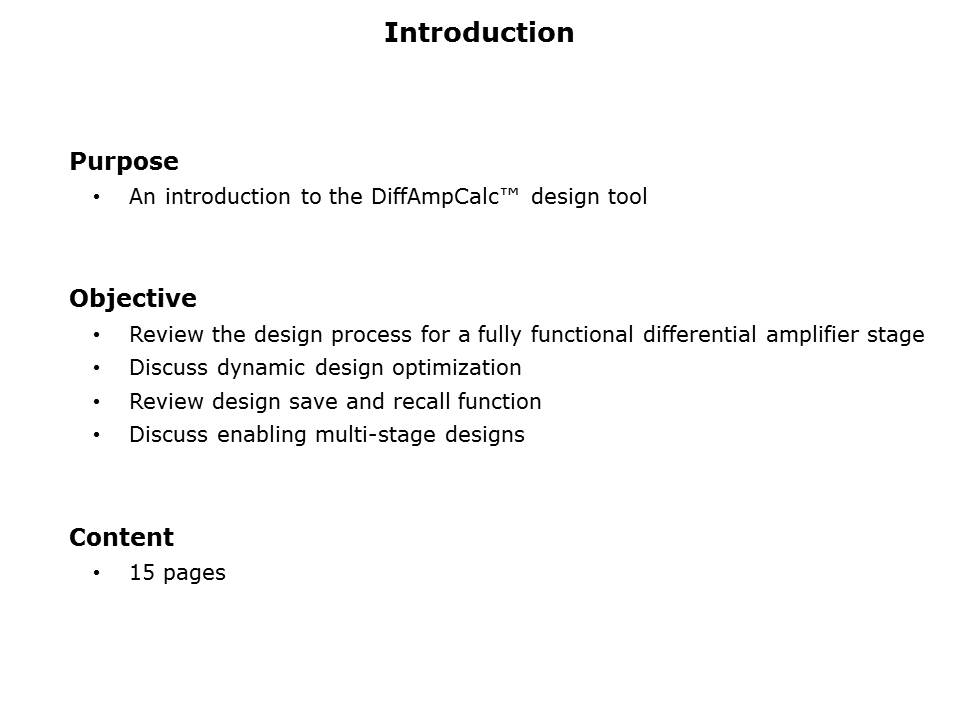 DiffAmpCalc Overview Slide 1