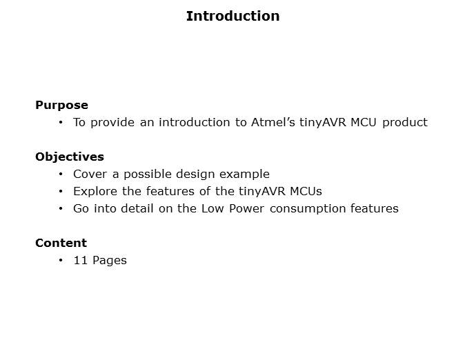 tinyAVR Introduction Slide 1