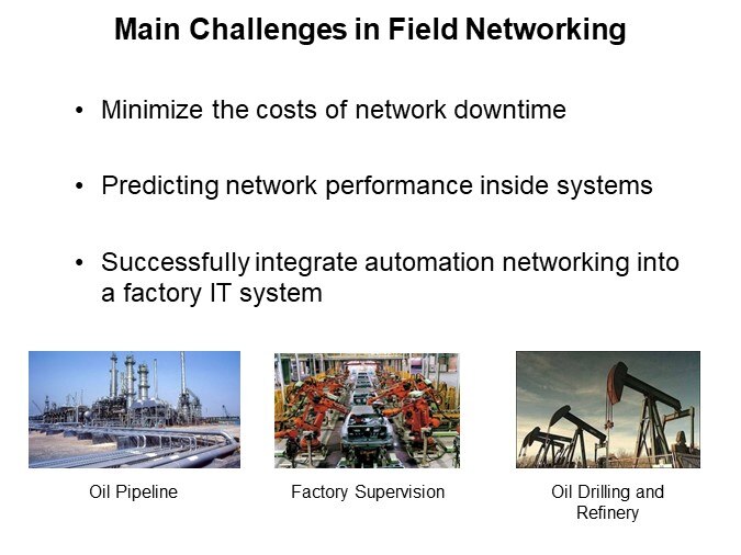 Main Challenges in Field Networking