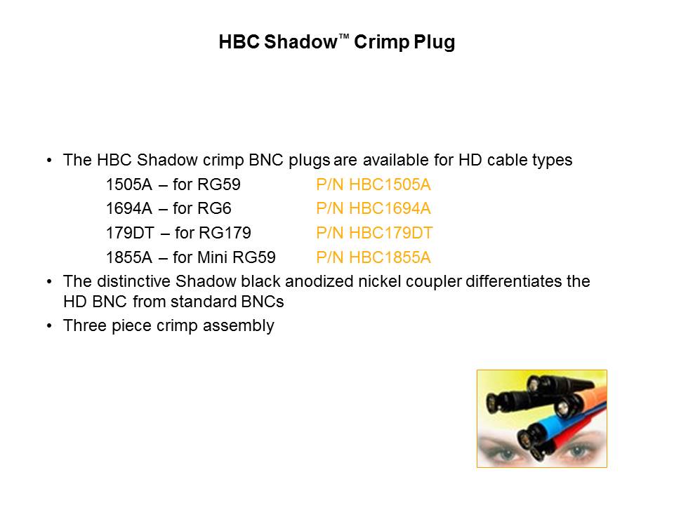 Shadow HBC Series Connectors Slide 4