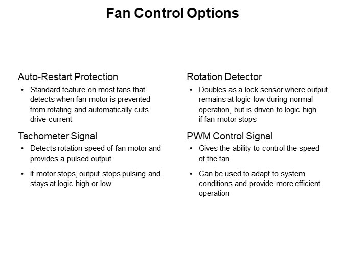 Fan Control Options