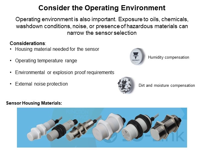 Image of Carlo Gavazzi How to Select a Capacitive Proximity Sensor - Consider Op Environment