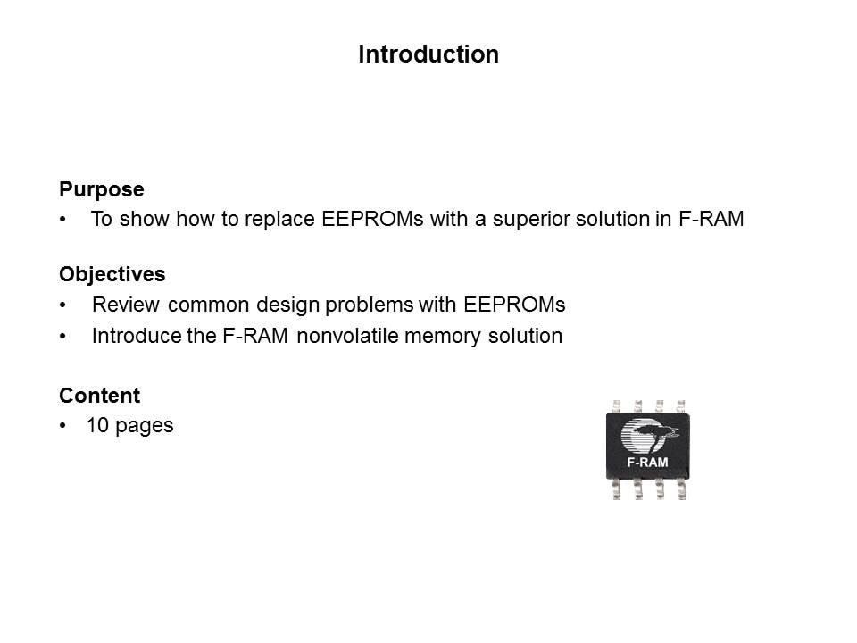 F-RAM for Smart E-Meters Slide 1