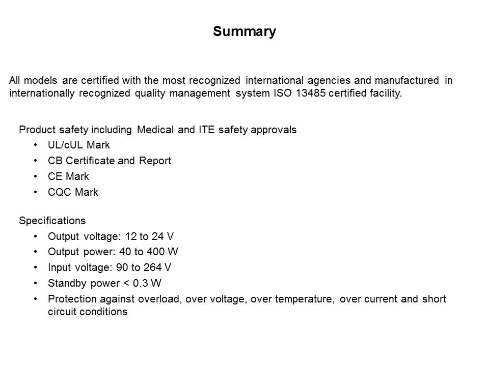 MDS Series: Embedded Medical Power Supplies Slide 13