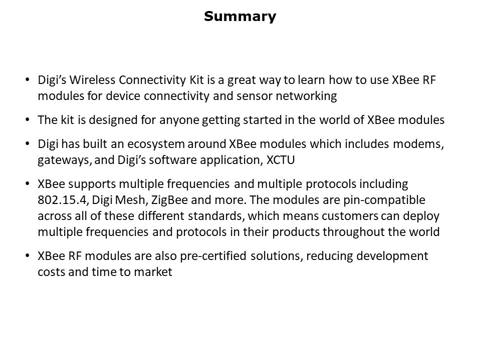 Chat Session via XBee Slide 17