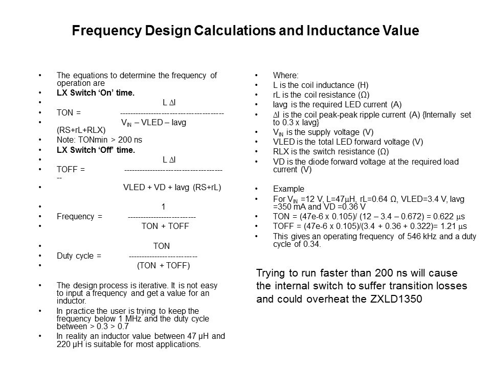 High Power LED Driving Solutions - ZXLD1350 Slide 7
