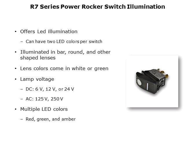 R7 Series Power Rocker Switch Slide 5