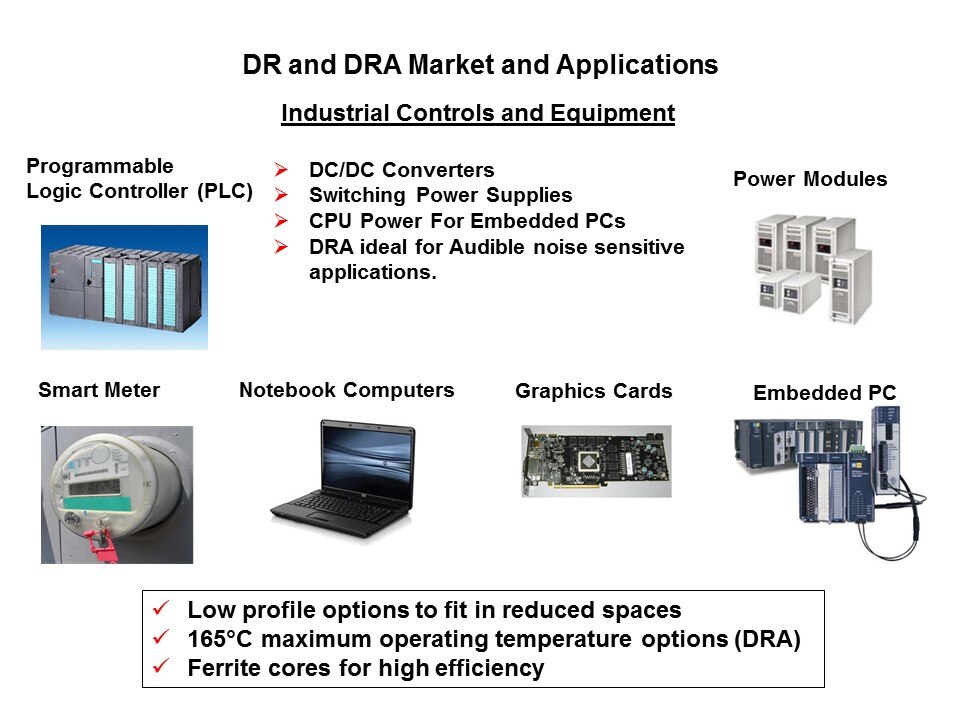 Shielded Drum Core Inductor Coiltronics DR Series Slide 6