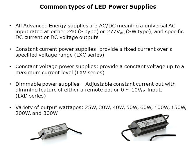 Advanced Energy LED Power Supplies - Slide2