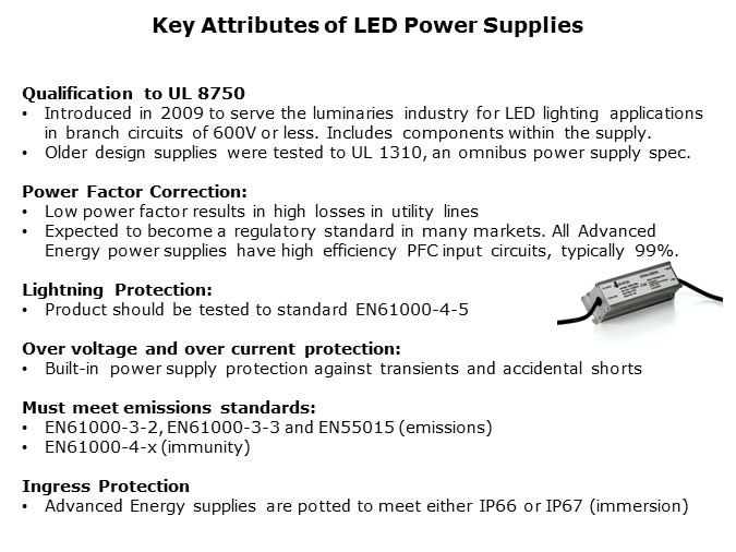 Advanced Energy LED Power Supplies - Slide8