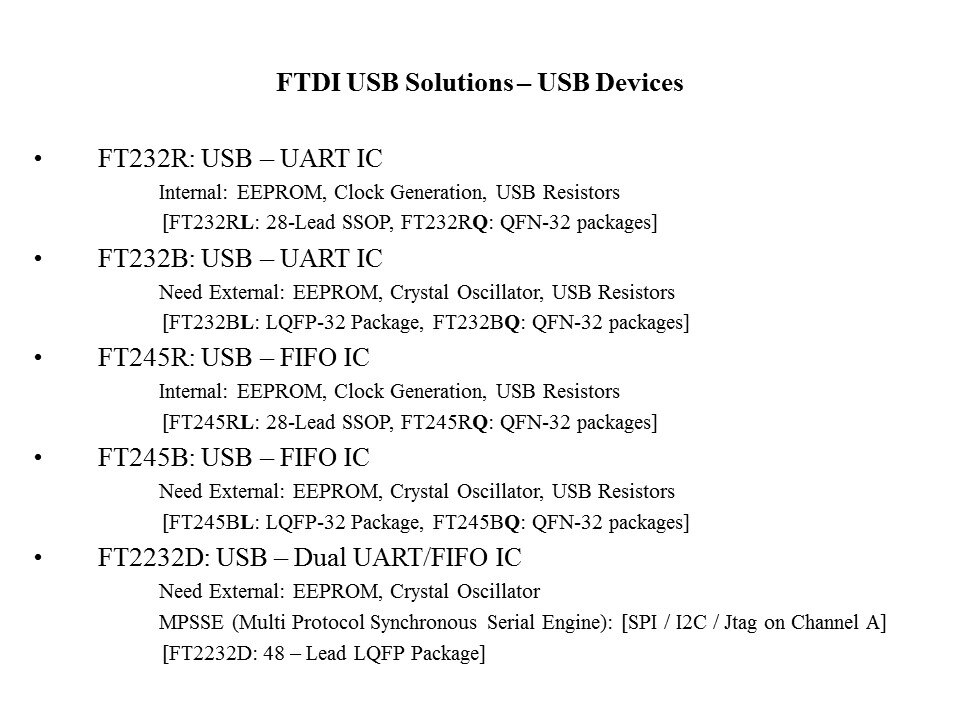 ftdi usb4