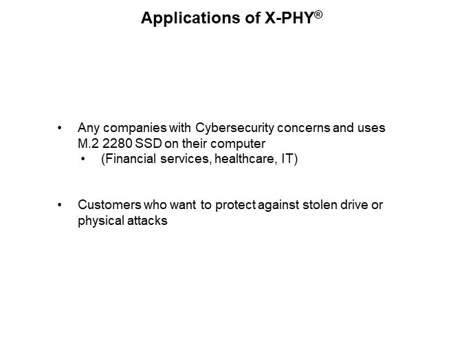 Image of Flexxon X-PHY® M.2 2280 SSD - Applications