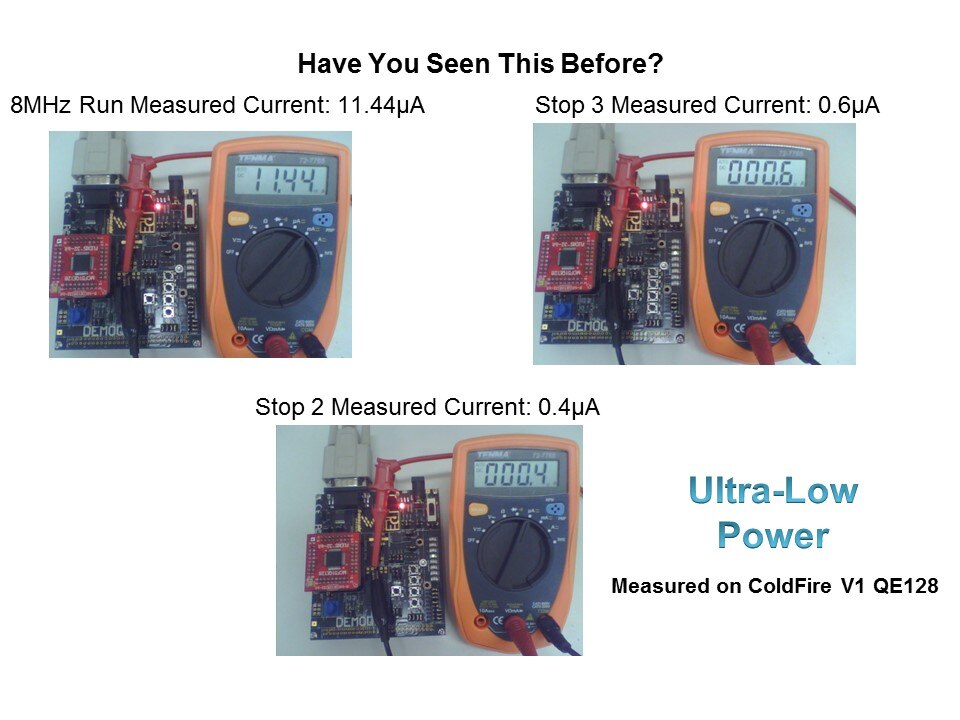 Flexis QE Series Low Power Features Slide 11