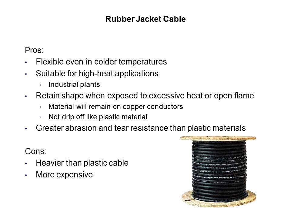 rubber jacket