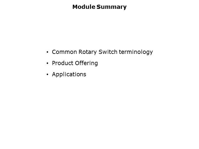 Rotary Switches and Mechanical Encoders Slide 36