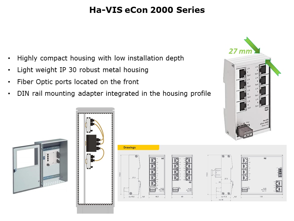 Ha-VIS eCon 2000 3000 Unmanaged Ethernet Switches Slide 6