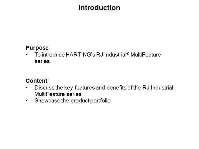 Image of HARTING RJ Industrial® MultiFeature Series - Introduction