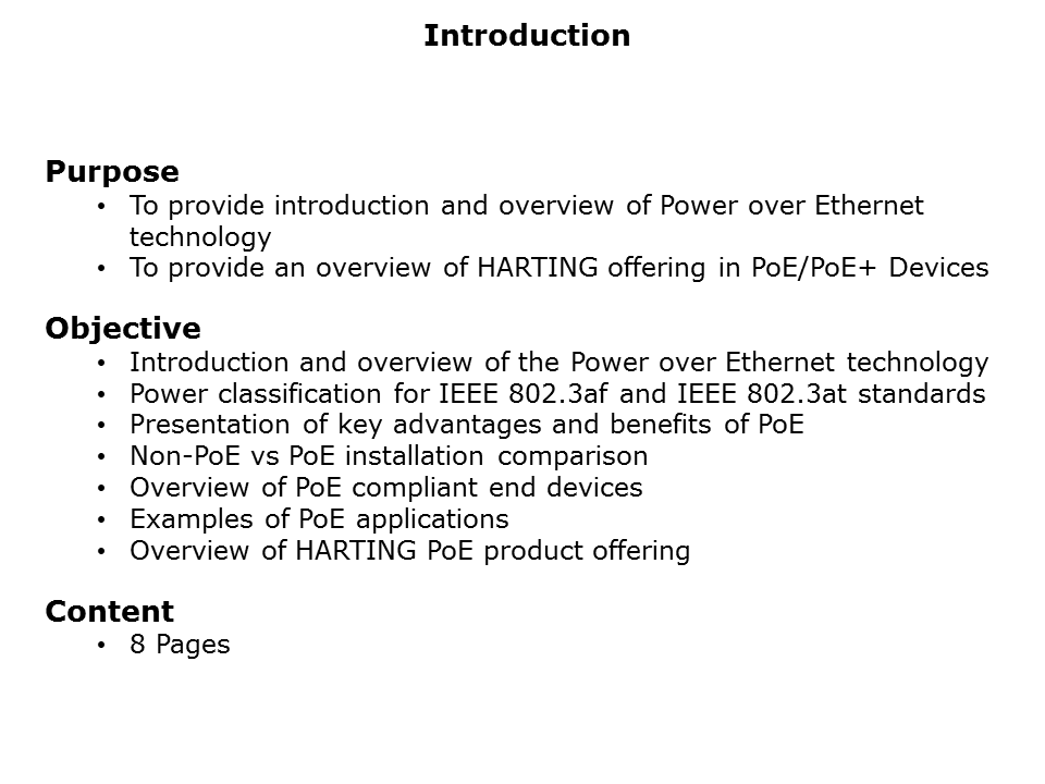 Unmanaged PoE Slide 1