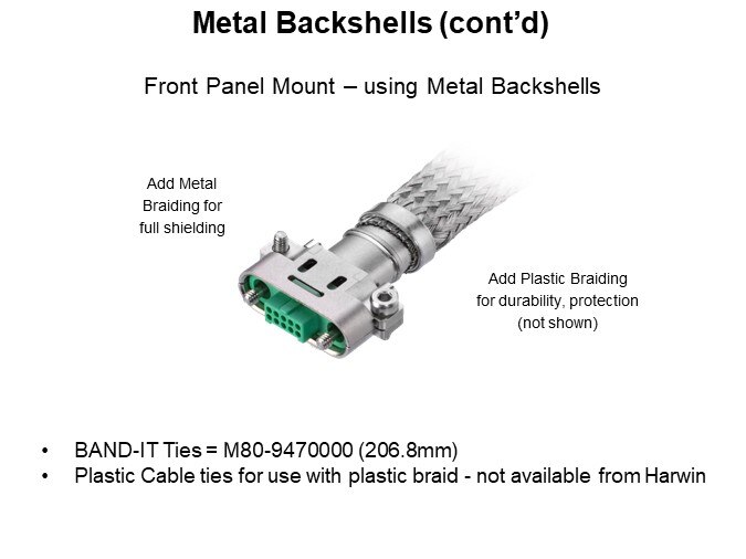 Metal Backshells (cont'd)