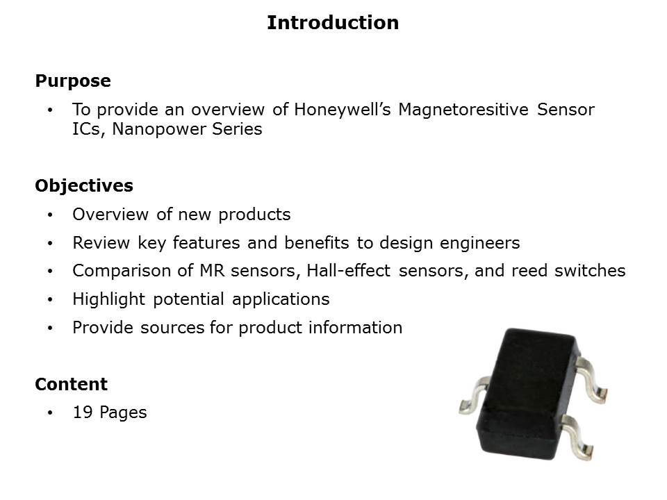 Magnetoresistive Sensor ICs Slide 1