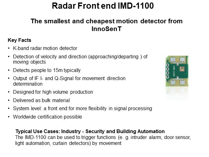 Radar Front end IMD-1100