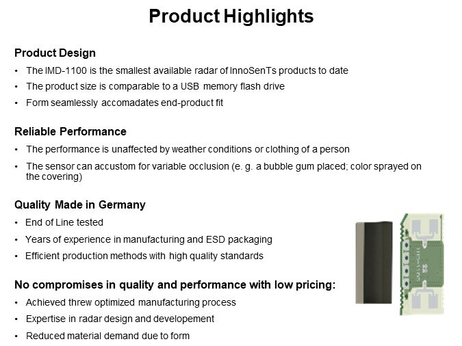 Product Highlights